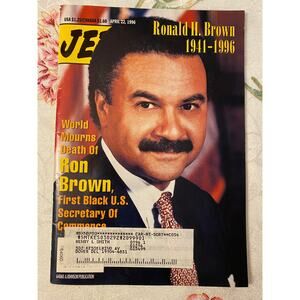 Vintage JET Magazine April 22, 1996 Ronald H. Brown Sec. of Commerce dies EUC